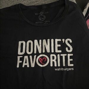 Wahlburgers Donnie’s Favorite Black Graphic T-Shirt